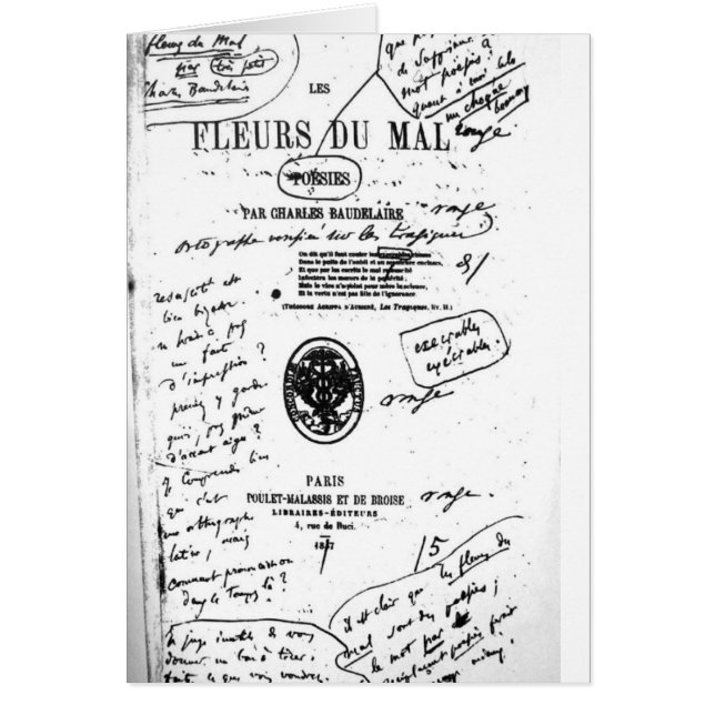 Les Fleurs du Mal 2 - Baudelaire (Frente)