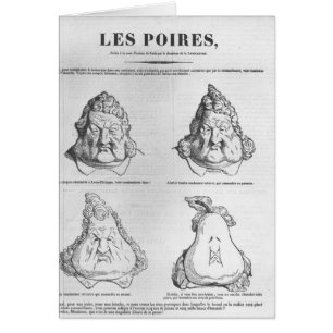 Les Poires, caricatura de rey Louis-Felipe