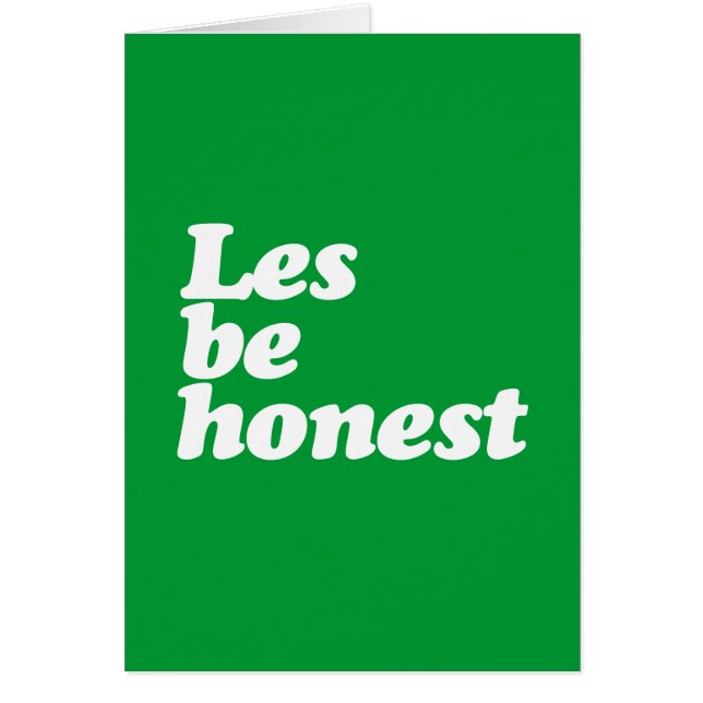 LES SEA HONESTO (Frente)