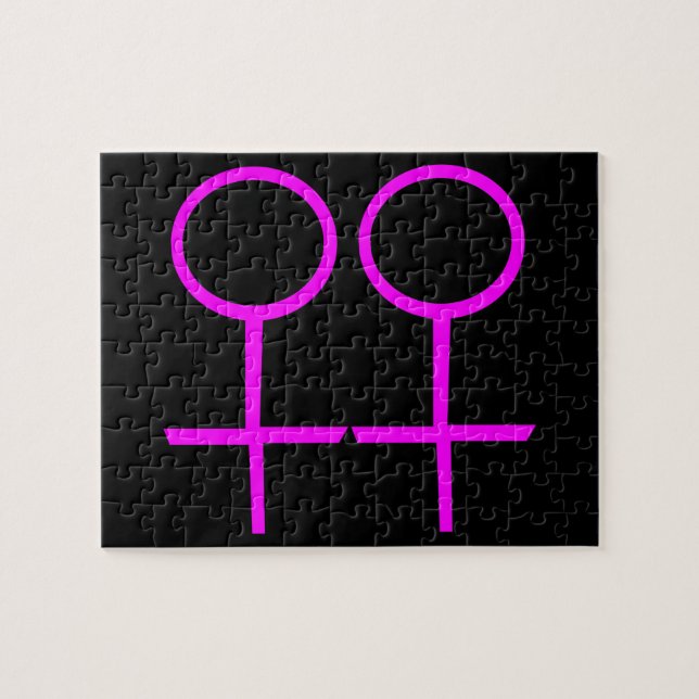 Lesbian Lovers Puzzle (Horizontal)