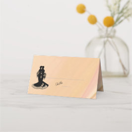 Lesbiana elegante. Tarjetas de plaza boda