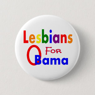 lesbianas para el botón de obama
