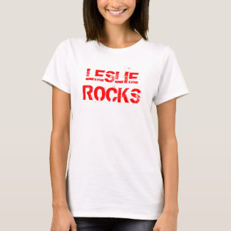 LESLIE, camisetas de las ROCAS