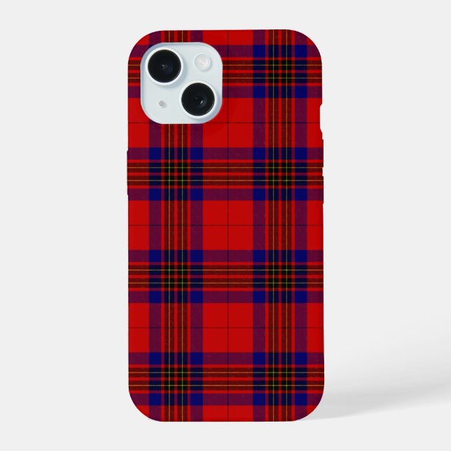 Leslie tartan azul púrpura (Reverso )