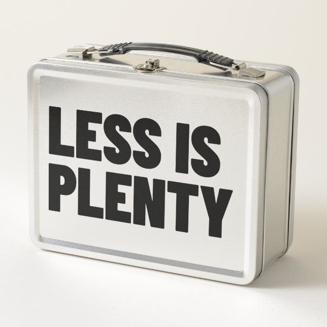 Less Is Plenty Minimalist Streetwear Typography (Anverso)