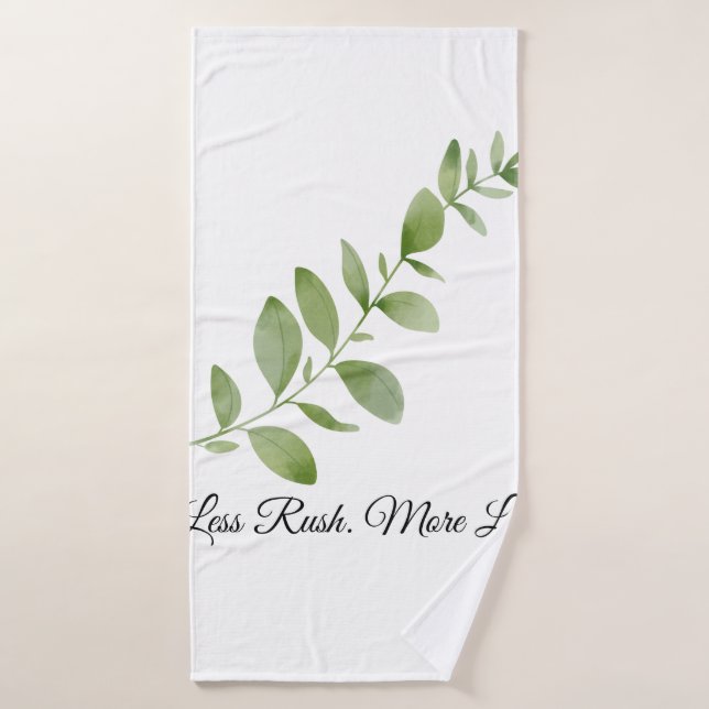 Less Rush More Life Beach Towel (Toalla de baño)