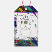 "Let it Snow" (Juego de 10) Etiquetas de regalo