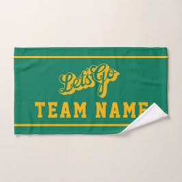 Let’s Go Personalized Team Rally Green and Gold