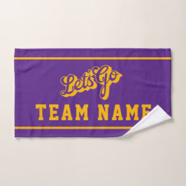 Let’s Go Personalized Team Rally Purple and Gold