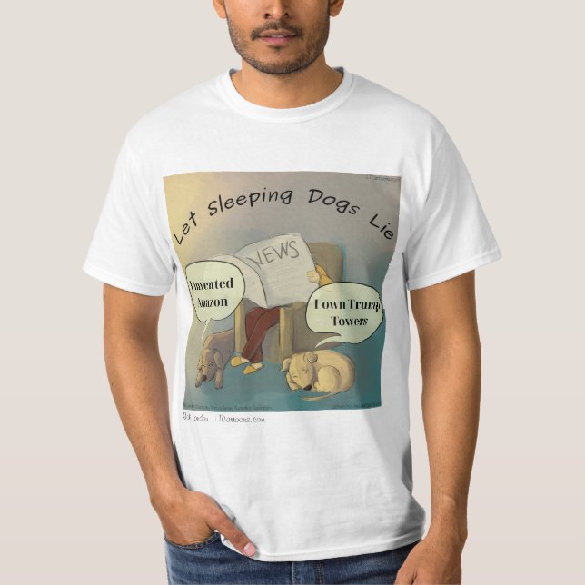 Let Sleeping Dogs Mie una camiseta de Rick London (Anverso)