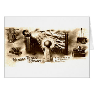 Leterhead de Tesla Vintage