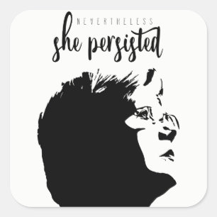 #LetLizSpeak Pegatinas "Sin embargo, ella persisti