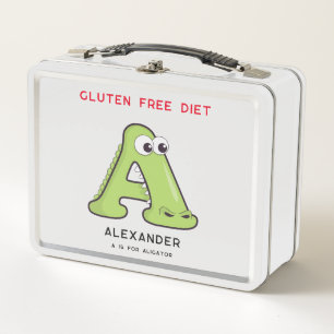 Letra A Alergias De Nombre De Alineación De Vuelta