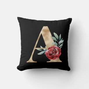 Letra A de la almohada de las iniciales de las vac