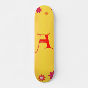 Letra a skateboard
