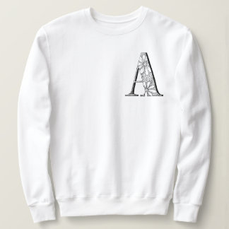 Letra 'A' sudadera monograma inicial