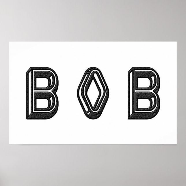 Letra alfabeta nombre arte (Frente)