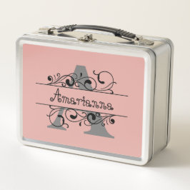 Letra alfabeta nombre personalizado A