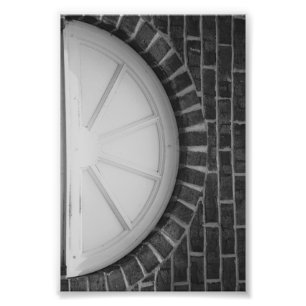 Letra alfabética fotografía D8 blanco y negro 4x6