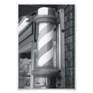 Letra alfabética fotografía I4 blanco y negro 4x6