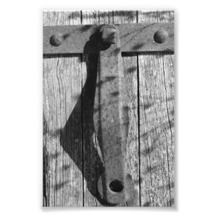 Letra alfabética fotografía T3 blanco y negro 4x6