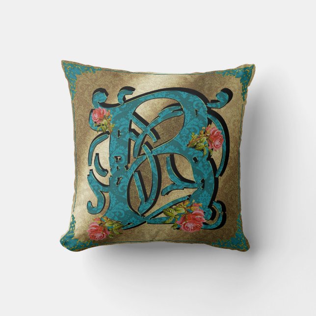 Letra antigua B - almohada (Anverso)