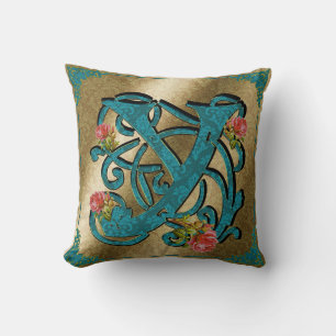 Letra antigua Y - almohada