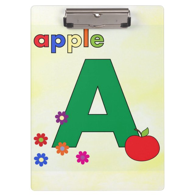 Letra Apple A Portapapeles (Anverso)