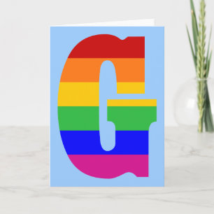 Letra arco iris G