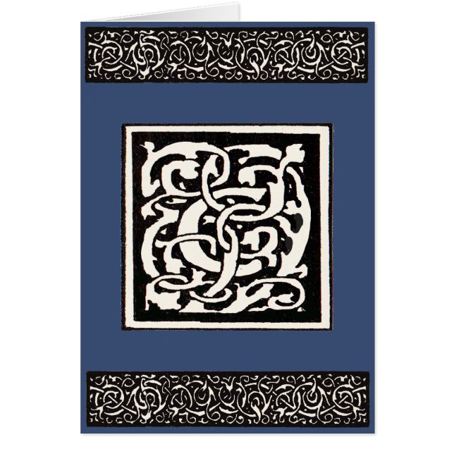 Letra Art Nouveau del Monograma C de la cosecha de (Frente)