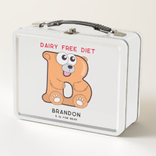 Letra B Oso Añadir Alergias De Nombre De Vuelta A 