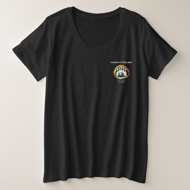 Letra blanca de las mujeres de PINBOY más camiseta (Anverso del diseño)