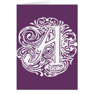 Letra blanca monarquia "A"