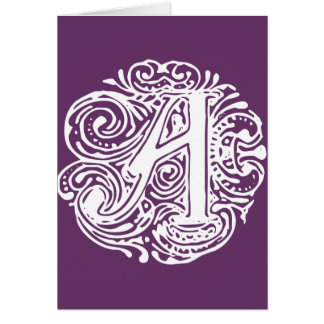 Letra blanca monarquia "A"