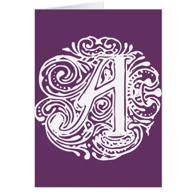 Letra blanca monarquia "A" (Frente)