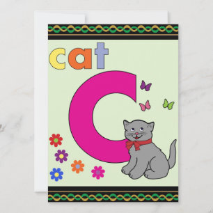 Letra C del gato