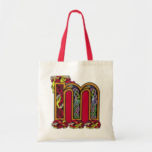Letra celta 'M' - bolsa