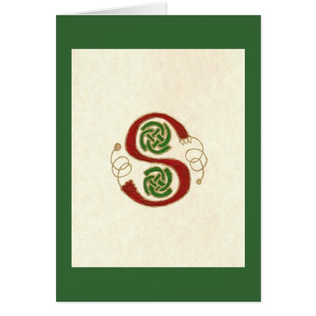 LETRA CÉLTICA S (Frente)