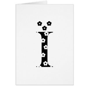 letra con motivos florales I