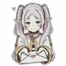 Letra de amor Pegatina | Sousou no Frieren