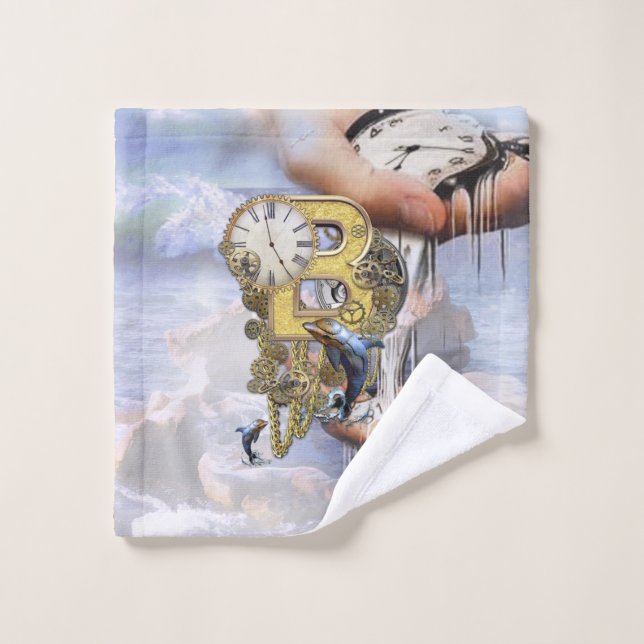 Letra de cumpleaños Steampunk B (Toallita)