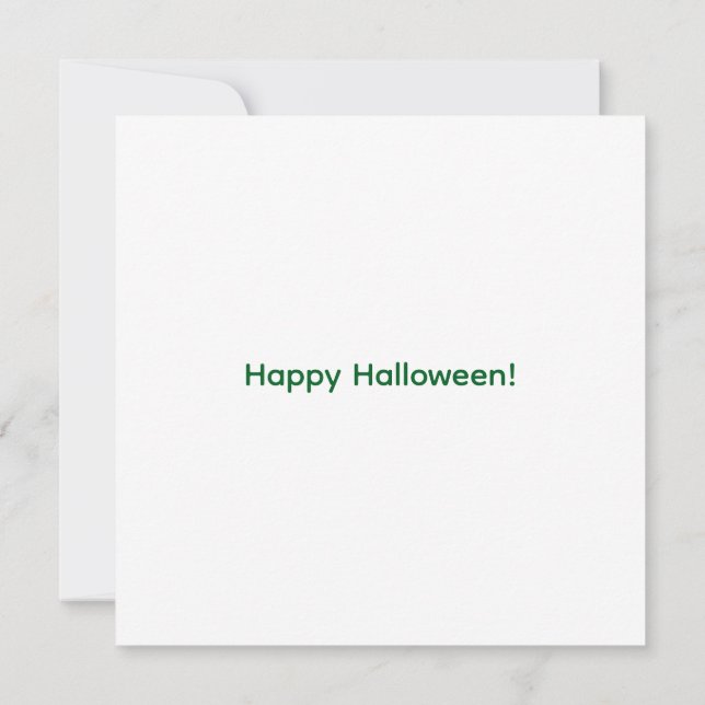 Letra de Halloween que coincide con la naturaleza (Reverso)