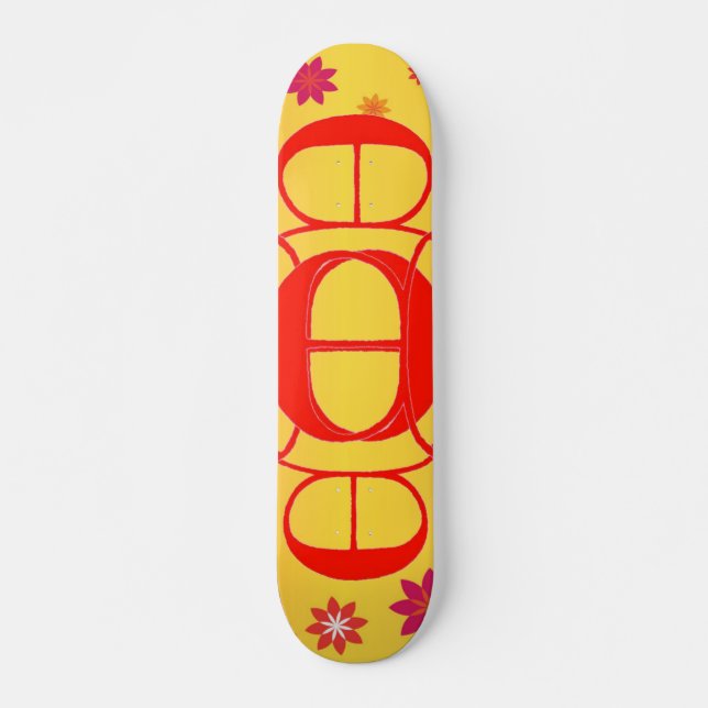 Letra E Skateboard (Anverso )