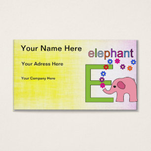 Letra elefante e