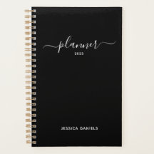 Letra Elegante con Florituras Planificador Semanal