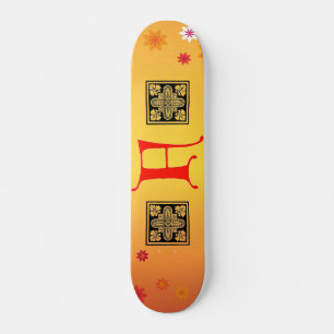 Letra F Skateboard