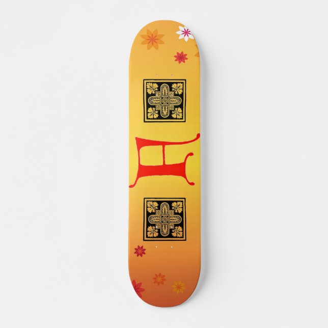 Letra F Skateboard (Anverso )