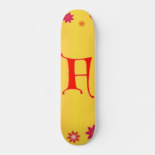 Letra F Skateboard