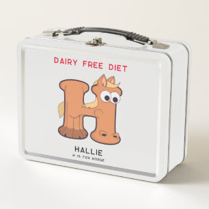 Letra H Caballo Añadir Alergias De Nombre De Vuelt