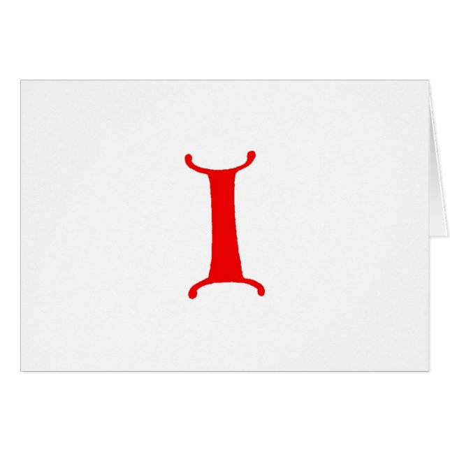 Letra I (Anverso (Horizontal))